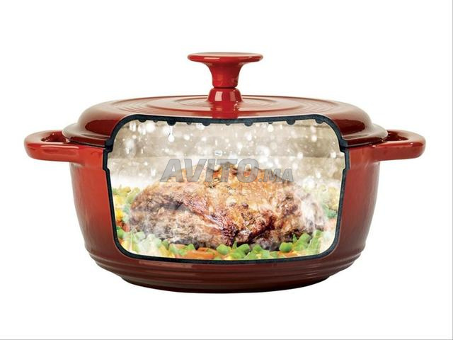 Plat à four Tajine en fonte émaillée NEUF - 2
