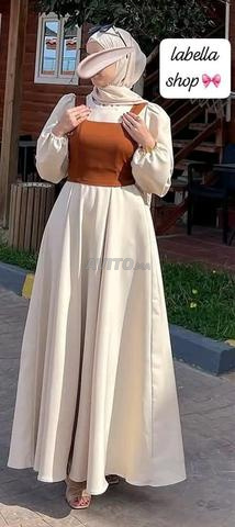 Robe longue avec gilet - 2