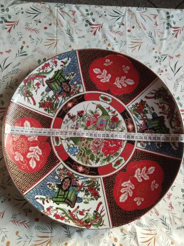 Plat paon ancien - 2