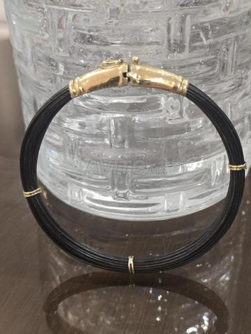 Bracelet en poil d'éléphant et Or
