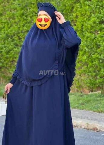 Robe et voile en crêpe tissu Rosa Kermage - 2