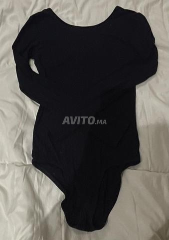Body noir pour femme, taille S - 2