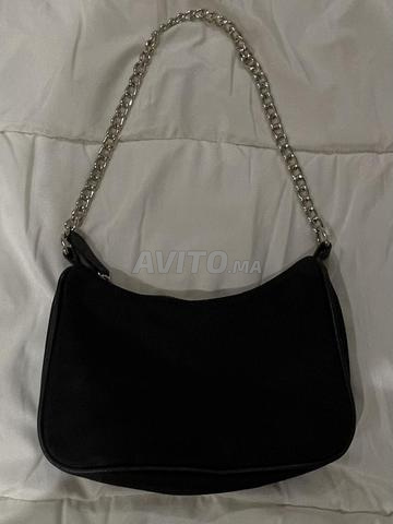 Sac à main noir et argenté - 2