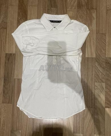Chemise blanche pour femme, taille S - 2