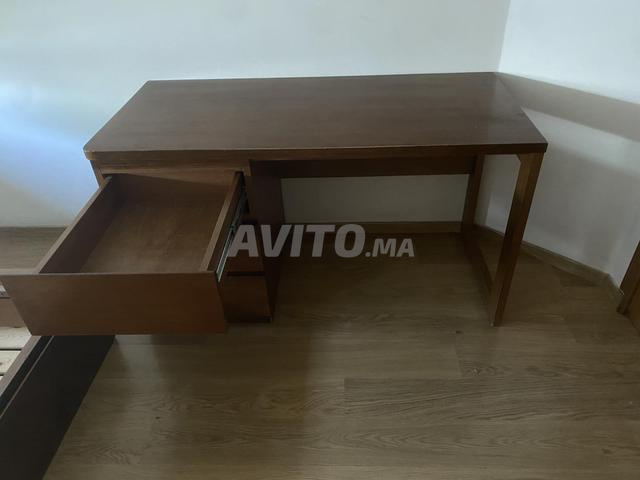 Bureau avec tiroirs 65x140cm - 2