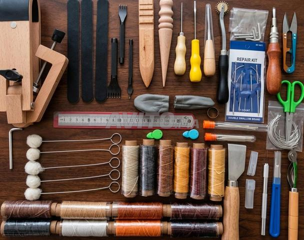 Kit professionnel complet pour la fabrication d'articles en cuir Leathercraft