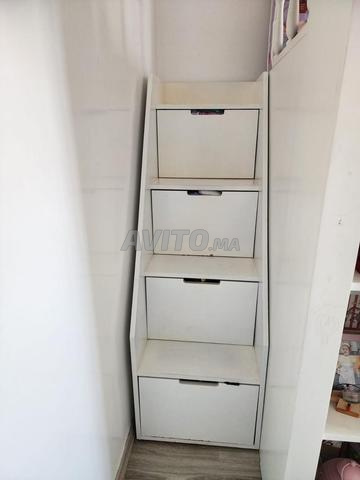 Lits SUPERPOSÉS AVEC NICHES et RANGEMENTS - 2