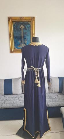 Sublime caftan bleu nuit - 2