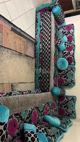 Salon marocain complet avec matelas et coussins - 2