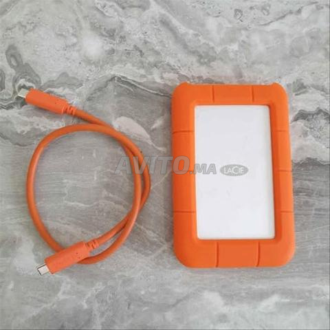 قرص صلب خارجي LaCie Rugged USB-C بسعة 2 تيرابايت HDD