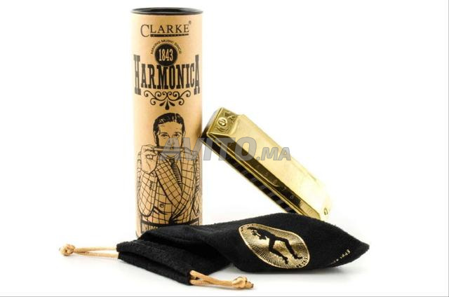 Harmonica Clarke Gold – Tube | Harmonica Professionnelle Dorée