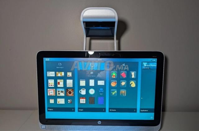كمبيوتر مكتبي الكل في واحد HP لمس i7 الجيل السادس، ذاكرة وصول عشوائي 16 جيجابايت، قرص 522 SSD