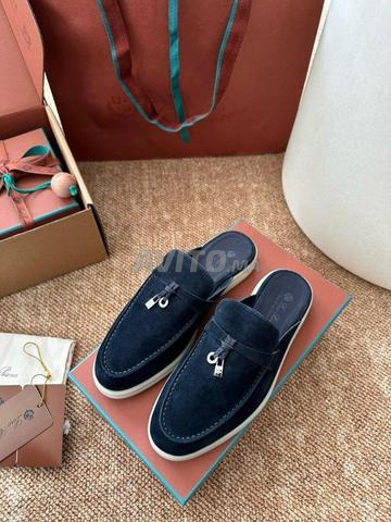 Mule Loro Piana Bleu marine LP0543 - 2