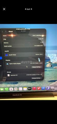 ماك بوك اير 2020 8GB 256GB رام - 2