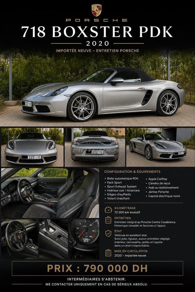 Porsche 718 Boxster PDK 2020 Cabriolet