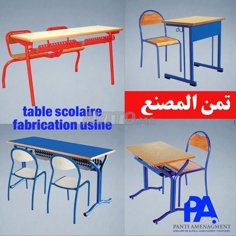 Équipement scolaire
Table scolaire double places
ISO