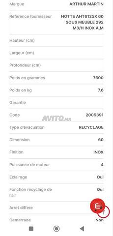 Lot plaque 5 feux 🔥 avec hotte et four - 2