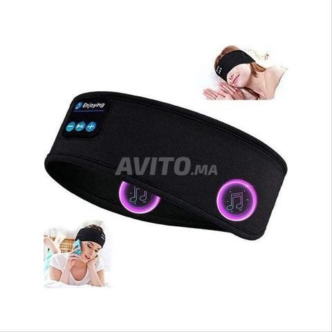 Masque de sommeil Bandeau de sport avec écouteurs