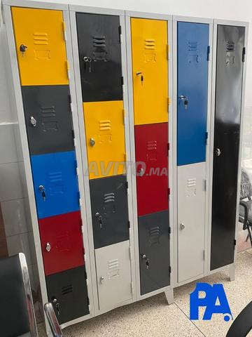 خزائن المصانع\vestiaire 3portes métallique\armoire - 2