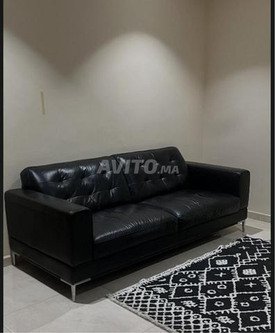 Canapé Chesterfield avec cuir Italien - 2