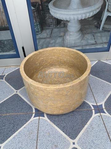 Bassin pour hammam en marbre smaala 40/25cm
