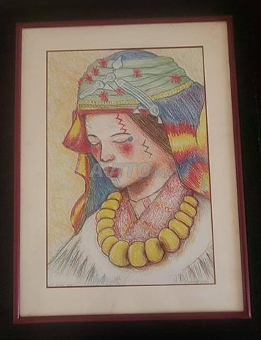 8 Tableaux Manuels Marocains Authentiques (55x41) - Seulement 1000 MAD