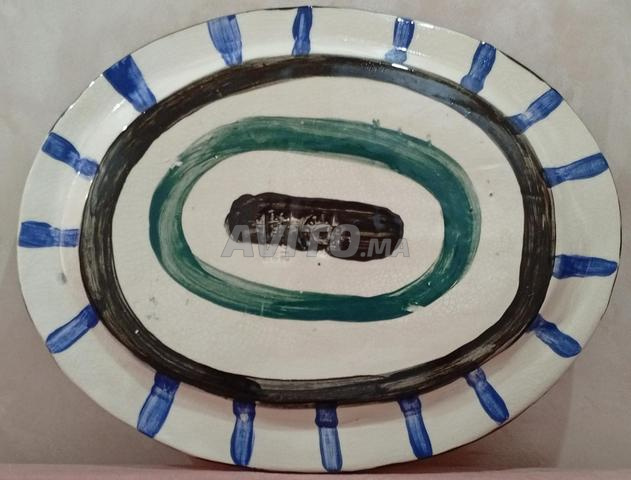Assiette poisson ovale édition Picasso - 2