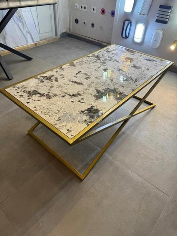 Promo table basse en fer forgé - 2