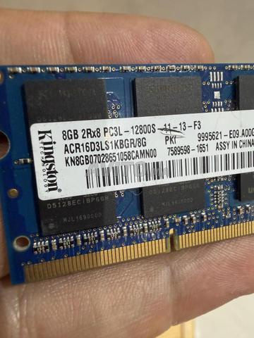 RAM DDR3 PC Portable 8Go PC3L - 2