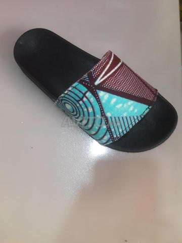 Sandales pour femme tissage africain nouveau design - 2
