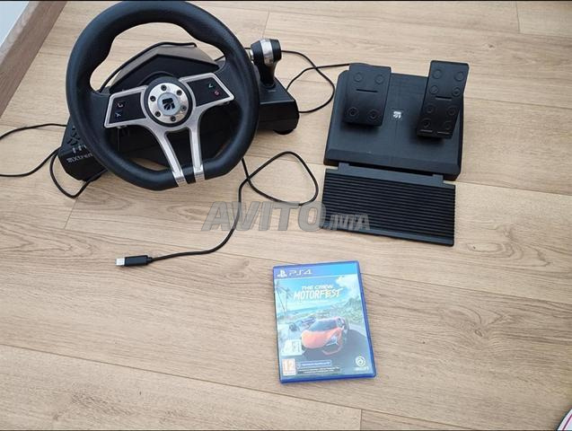 Volant et pédales pour PS4 et jeu Crew Motorfest PS4 - 2