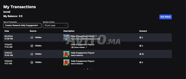 Compte Roblox à Vendre (Voir bio) - 2
