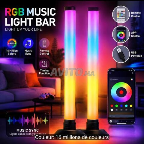 إضاءة LED RGB بألوان مختلفة - 2