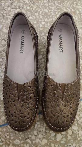 Mocassins femme Damart cuir Taille 39 NEUF - 2