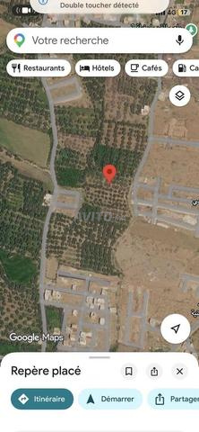 Terrain à vendre titré d'une superficie de 2077m²