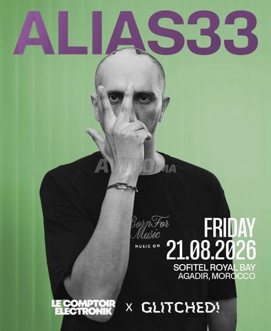 Deux tickets glitched X comptoir electronic - 2