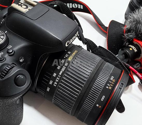 PACK CANON 750D | 3 objectifs | Micro | Télécommande - 2