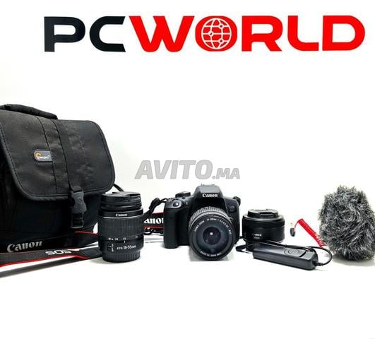 PACK CANON 750D | 3 objectifs | Micro | Télécommande