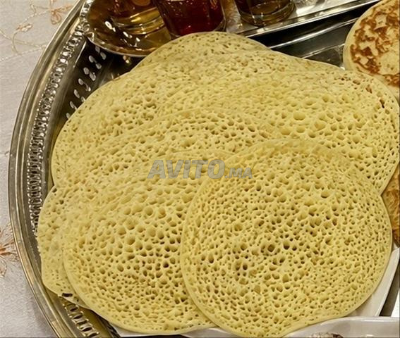 خبز الدار - بغرير - خبز خميرة بلدية - مسمن