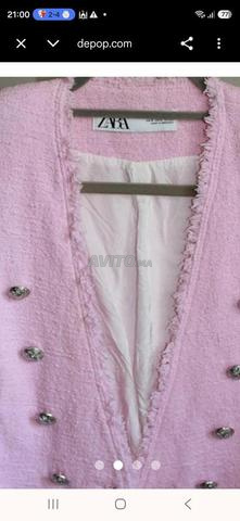 Veste blazer rose Zara, taille M - 2
