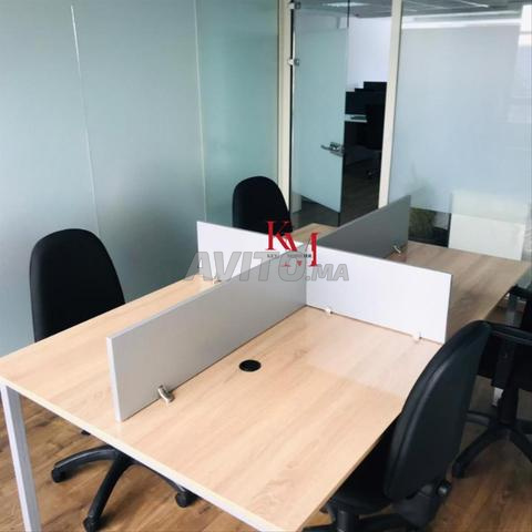 BUREAU MULTIPOSTE 4 PLACES مكتب لأربعة موظفين pr