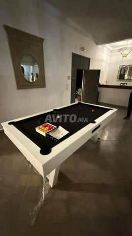 طاولة بلياردو 🎱 أبيض أسود - 2