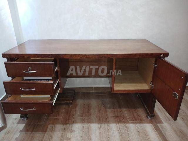 Bureau en bois avec chaise - 2