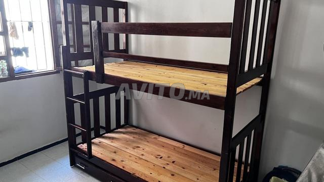 سرير بطابقين (يوجد اثنان) - 2
