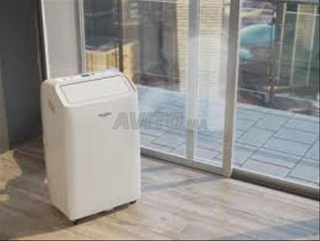 مكيف هواء متنقل 9000 وحدة حرارية بريطانية Whirlpool - 2