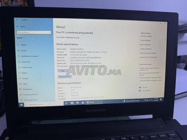 لينوفو سيليرون 500 جيجا حالة جيدة