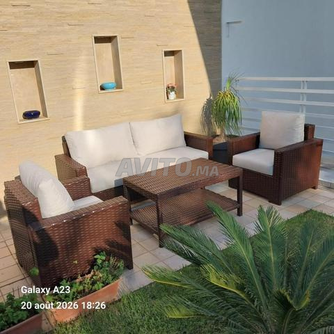 Salon de jardin en rotin tressé Neuf jamais utilisé - 2