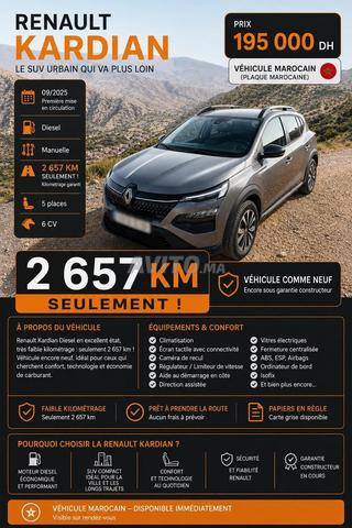 Renault Kardian Diesel Manuelle 2025 à Taza - 2