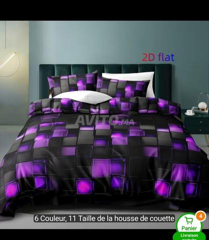 Literie élégante et moderne 2D pour votre lit - 2
