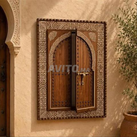 🏺 إطار مرآة مغربي مصنوع يدويًا ✨ - 2